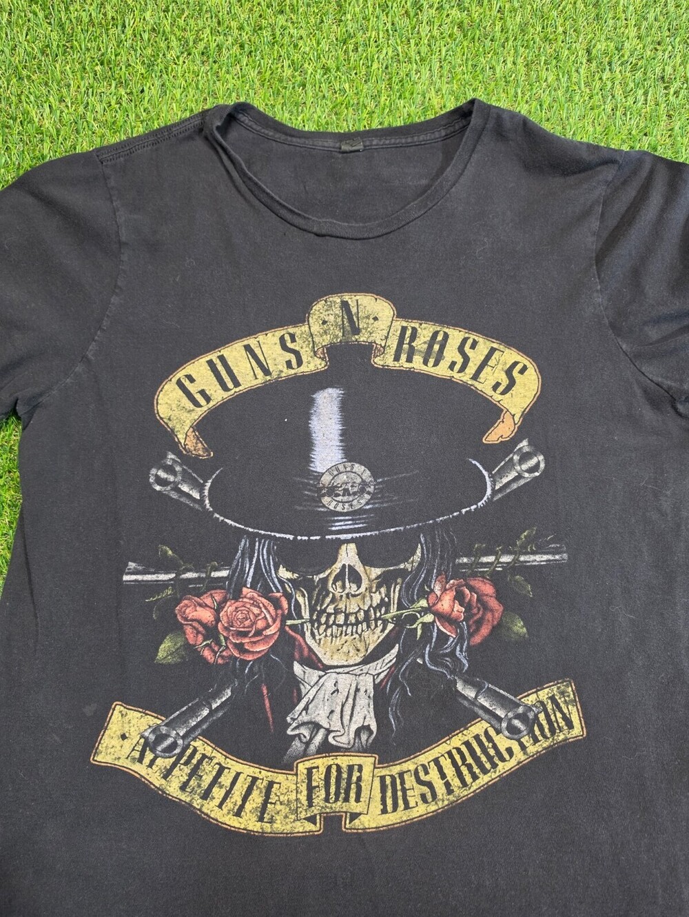 Guns N' Roses Appetite for Destruction Black Graphic T-Shirt